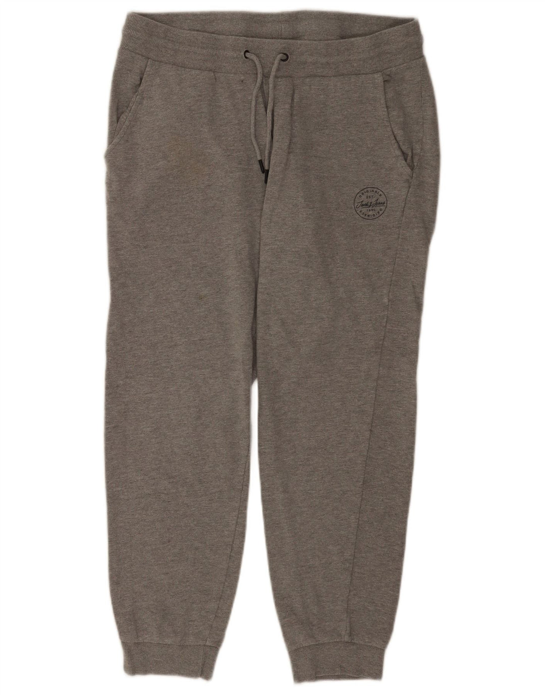 Jack & Jones Herre træningsdragt Bukser Joggers Medium Grey Flecked Bomuld