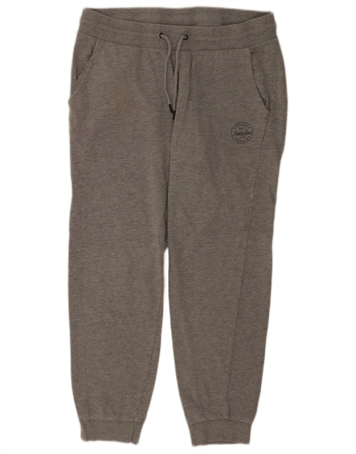 Jack & Jones Herre træningsdragt Bukser Joggers Medium Grey Flecked Bomuld