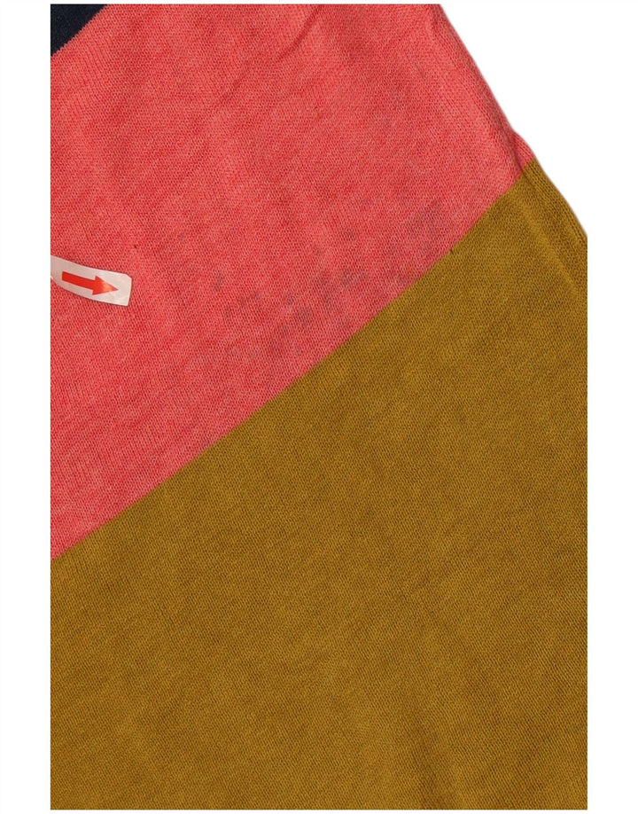 White Stuff Dame Cardigan Sweater UK 14 Large Multicolor Colourblock