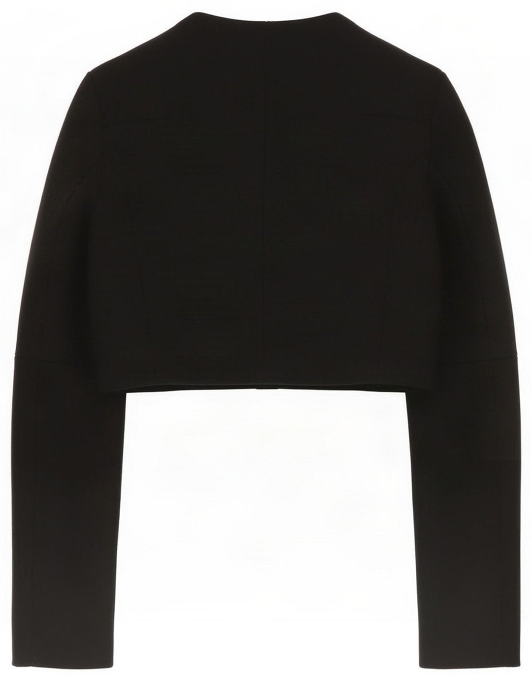Elisabetta Franchi Bolerojakke til kvinder IT 44 Medium Sort Uld