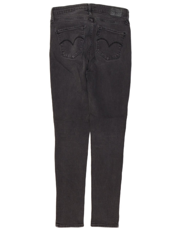 LEVI'S Dame 711 Skinny Jeans W30 L30 Grå Bomuld