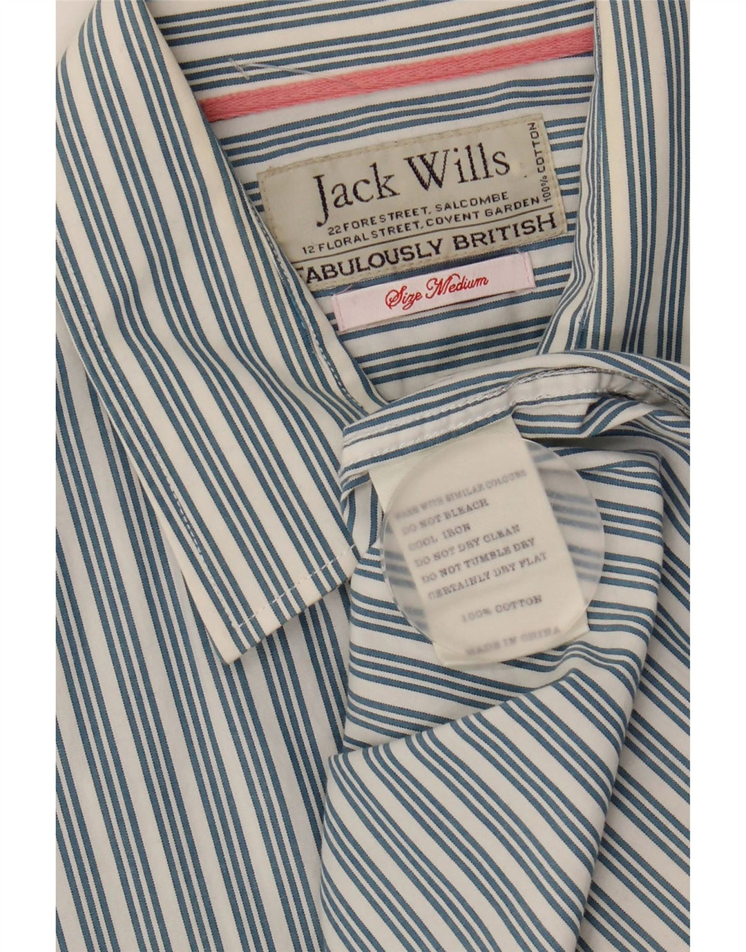 Jack Wills Formel Herreskjorte Medium Blå Stribet