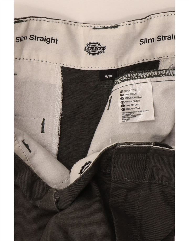 Dickies Herre Chino Shorts W38 XL Grå Bomuld