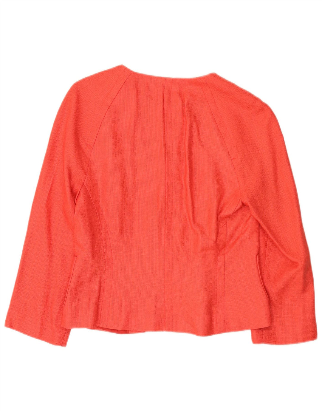 Zara Dame 3/4-ærmet Bolero-jakke EU 40 Medium Red Rayon