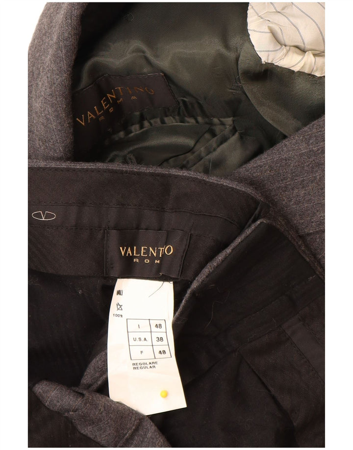 Valentino Herre 3-knap 2-delt jakkesæt IT 48 Medium W32 L29 Grå nålestribe