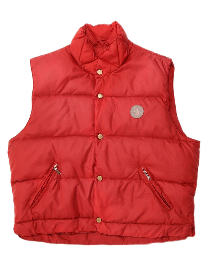 MURPHY & NYE Polstret Gilet til mænd UK 40 Large Bourgogne Polyamid