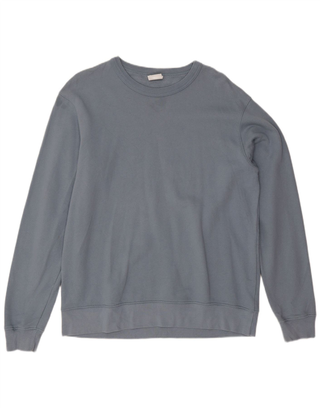 Zara Herre Sweatshirt Jumper Stor Blå Bomuld
