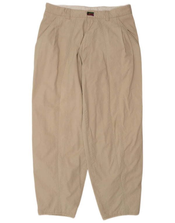 HUGO BOSS Herre Pegged Chino Bukser W34 L32 Beige Bomuld