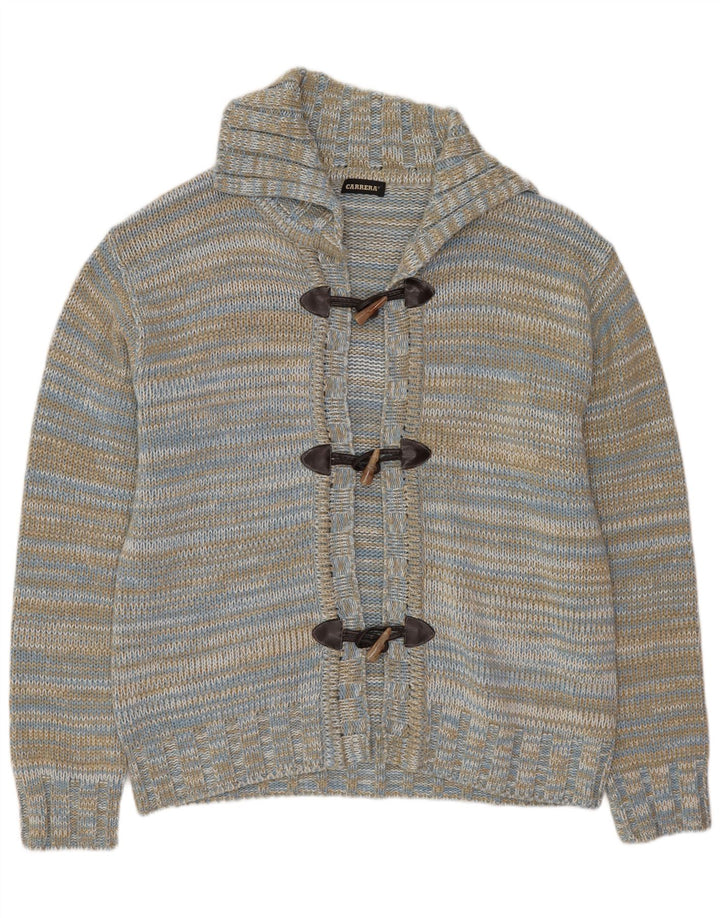 Carrera Dame Cardigan Sweater UK 18 XL Flerfarvet nålestribe