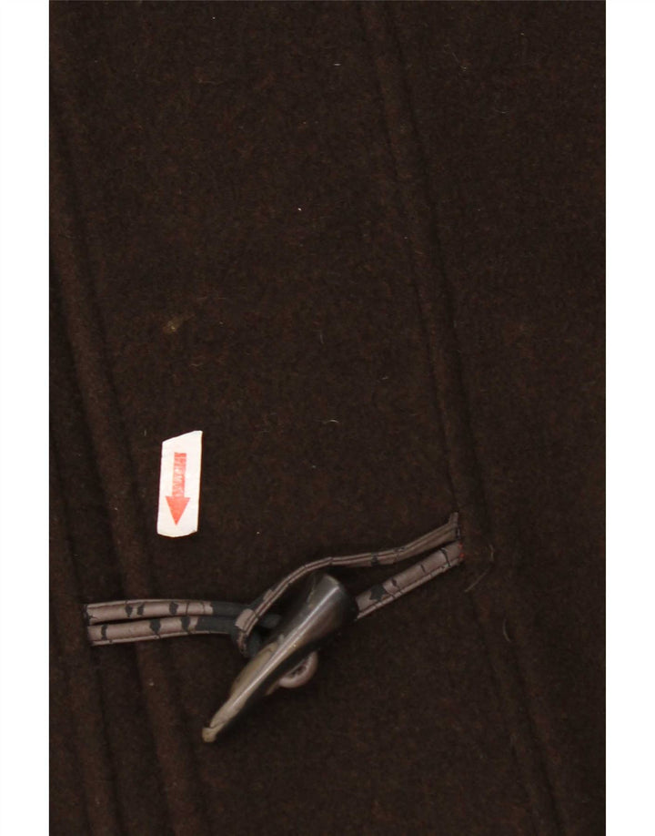 Commander Herre Hooded Duffel Coat UK 42 XL Brun Uld