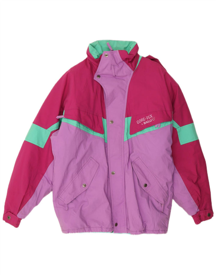 Bailo Dame Gore-Tex Vandtæt Skijakke IT 46 Stor Pink Colourblock