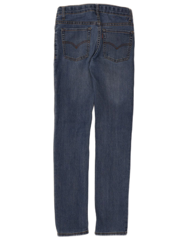 Levi's Girls 510 Skinny Jeans 11-12 år W26 L28 Blue Cotton
