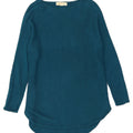 MICHAEL KORS Womens Boat Neck Jumper Sweater UK 12 Medium Blue Vintage Michael Kors and Second-Hand Michael Kors from Messina Hembry 