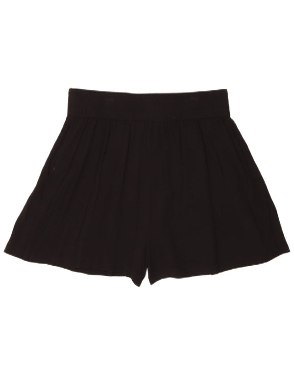 Zara Womens Shorts XL W32  Black Viscose