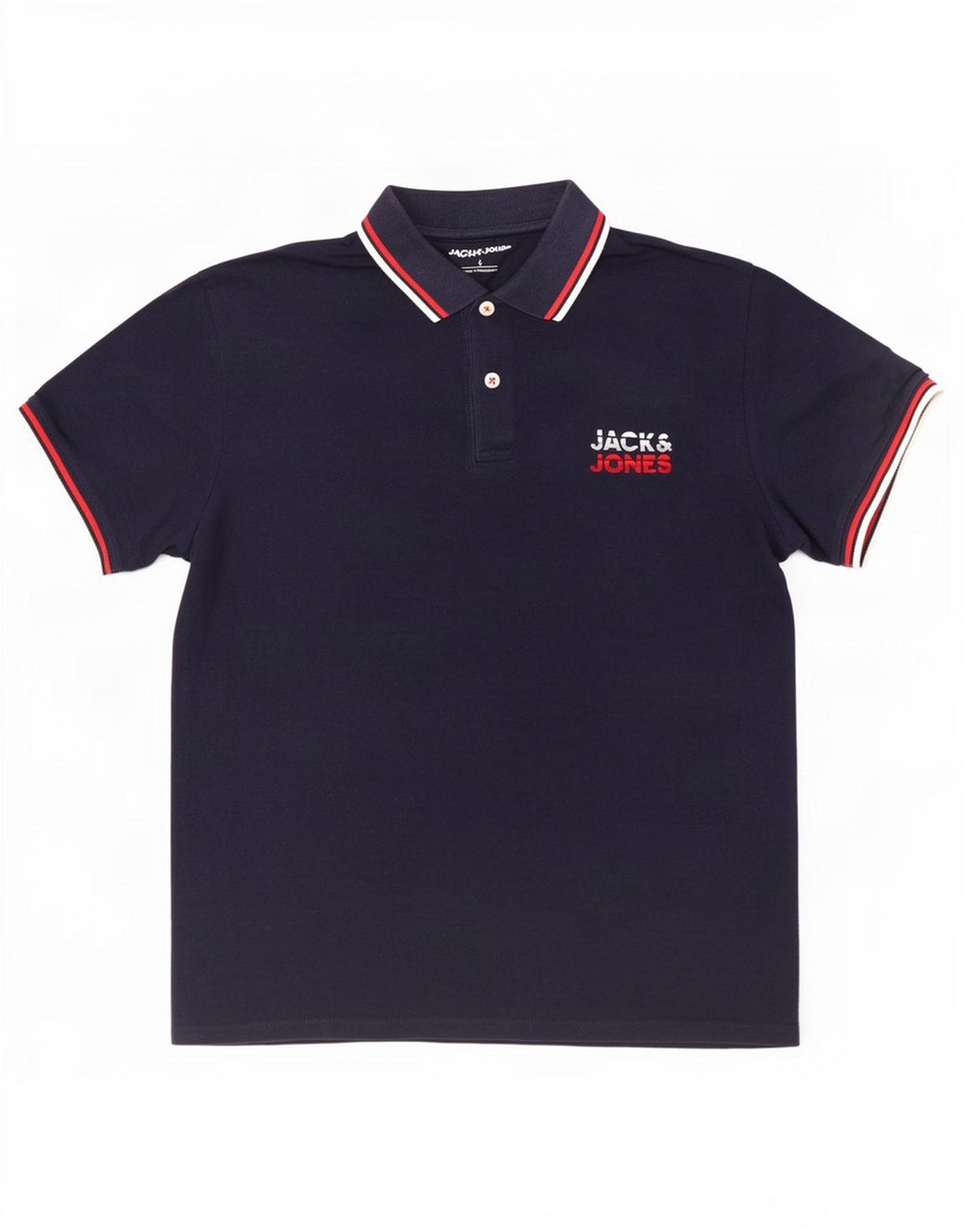 Jack & Jones herre poloskjorte stor marineblå bomuld