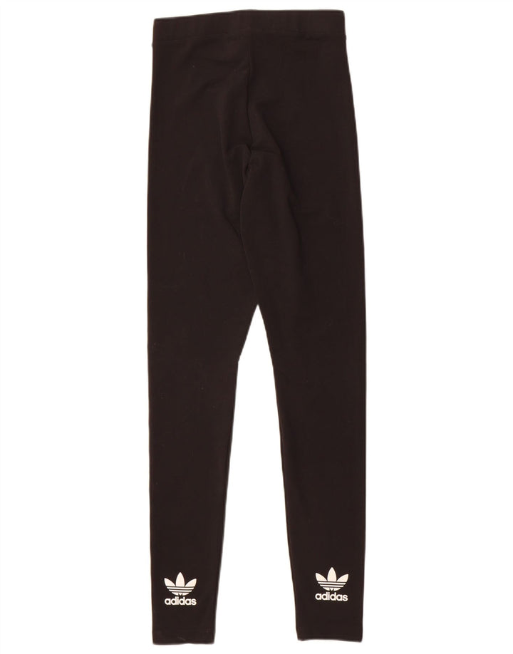 Adidas Dame Leggings UK 6 XS Sort Polyester