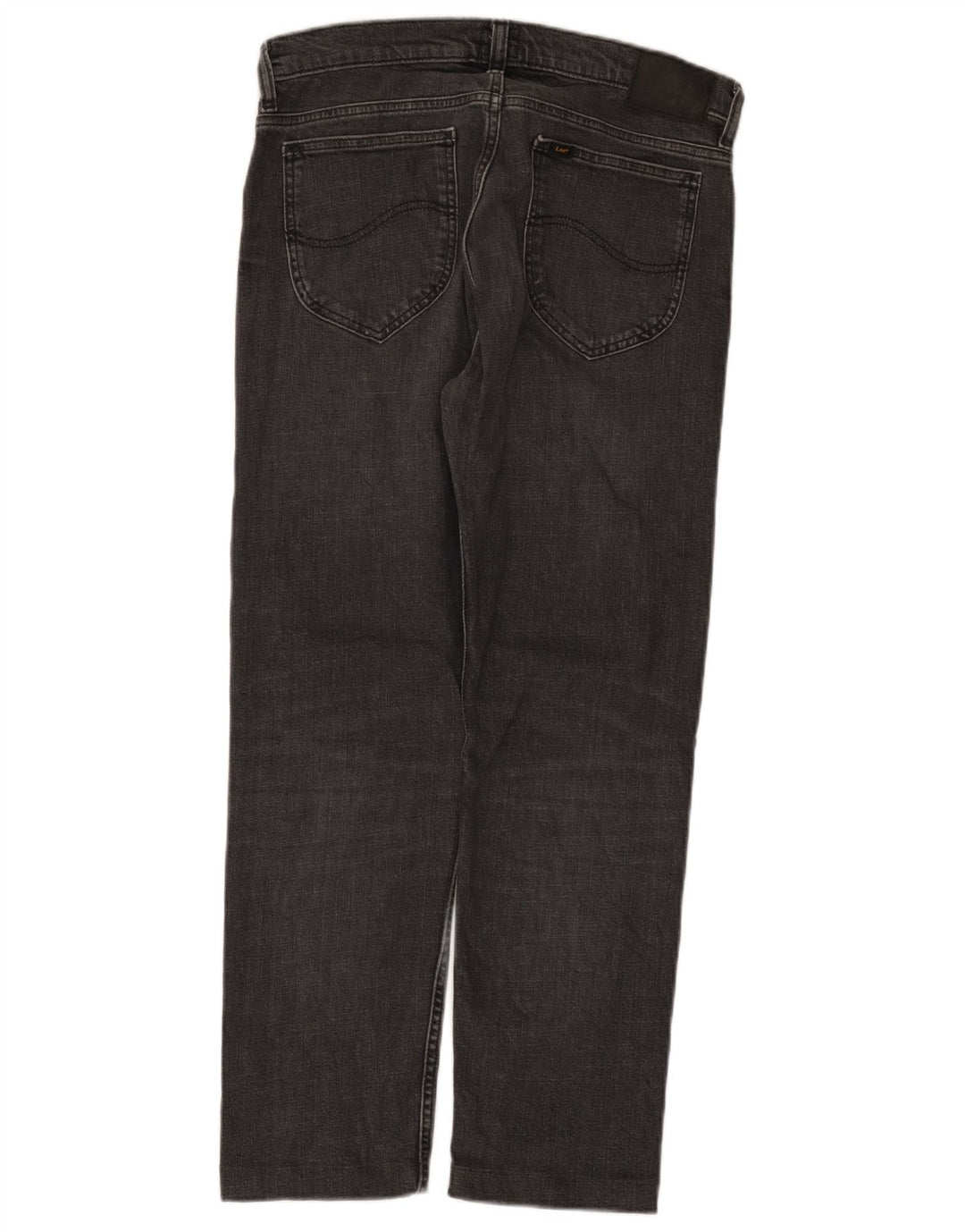 Lee Herre Rider Straight Jeans W31 L27 Grå Bomuld