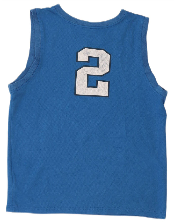 Nike drenge grafisk vest top 12-13 år stor blå polyester