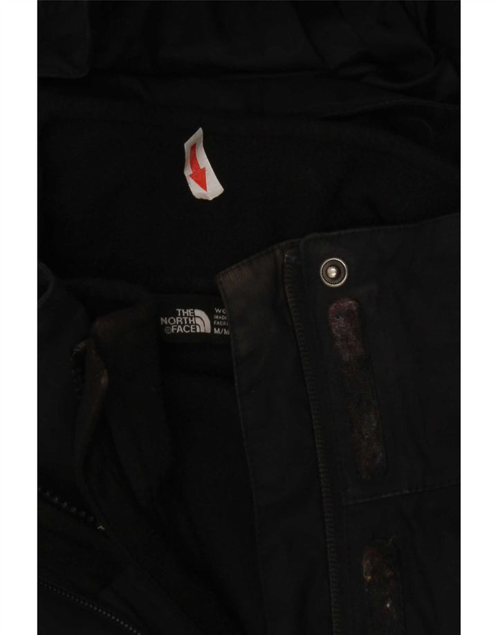 The North Face vindjakke med hætte til kvinder UK 14 Medium Sort