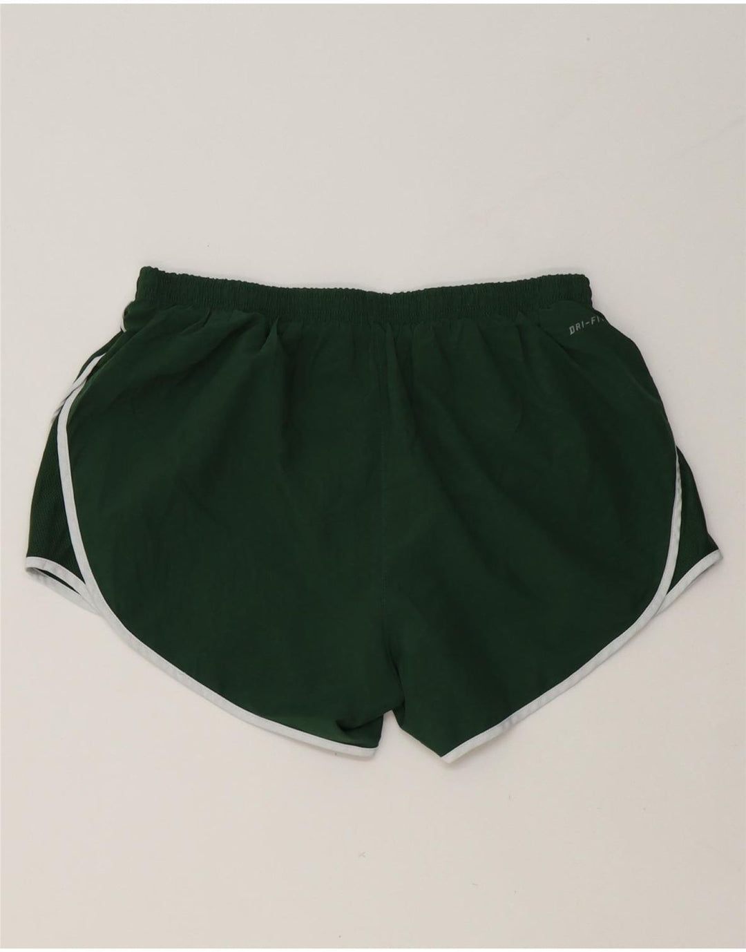 NIKE Womens Dri Fit Sport Shorts UK 14 Medium  Green Polyester Vintage Nike and Second-Hand Nike from Messina Hembry 