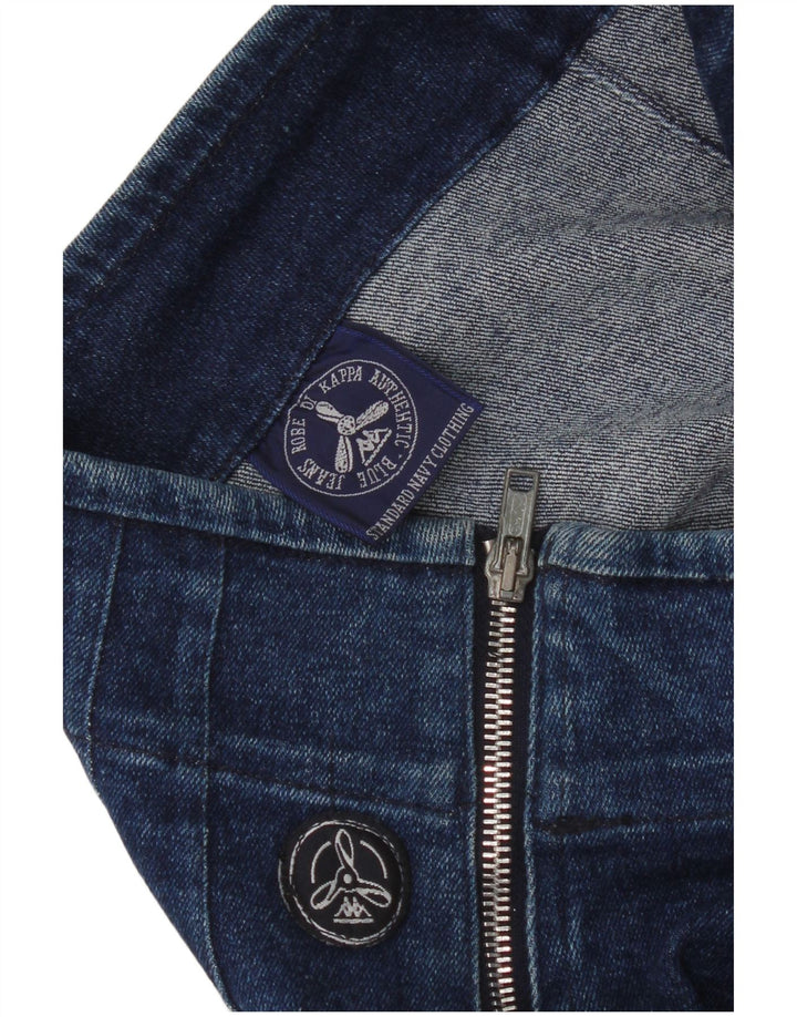 Kappa Dame Denim Nederdel W26 Lille Blå