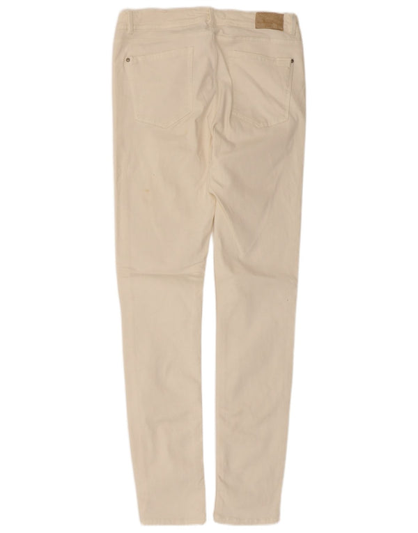 Zara Dame Skinny Jeans EU 42 Large W32 L31 Hvid