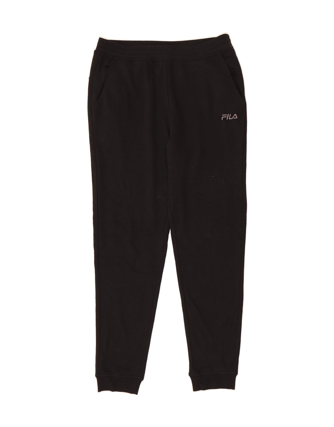 FILA Womens Tracksuit Trousers Joggers UK 14 Medium  Black Vintage Fila and Second-Hand Fila from Messina Hembry 