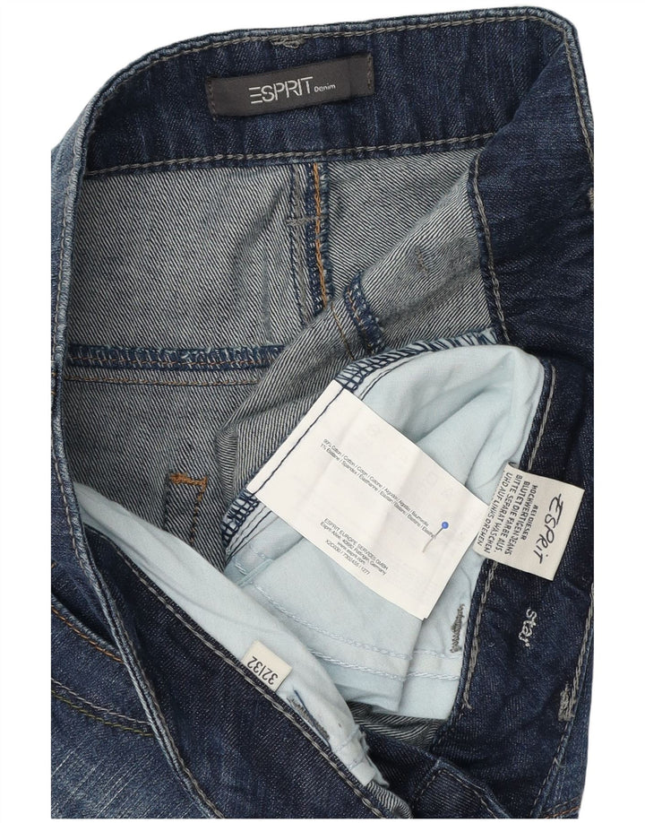 ESPRIT Womens Bootcut Jeans W32 L29 Blue Cotton