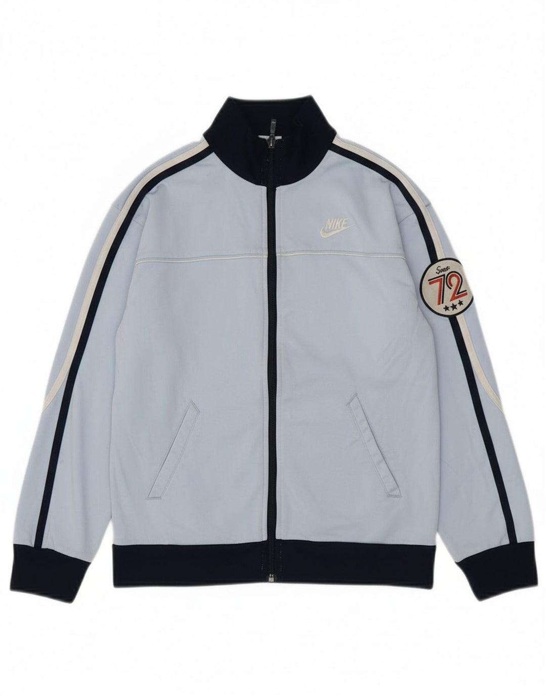 Nike piger grafisk træningsdragt topjakke 10-11 år Medium Blue Colourblock
