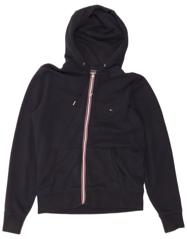 Tommy Hilfiger Herre hættetrøje med lynlås Mellem marineblå bomuld