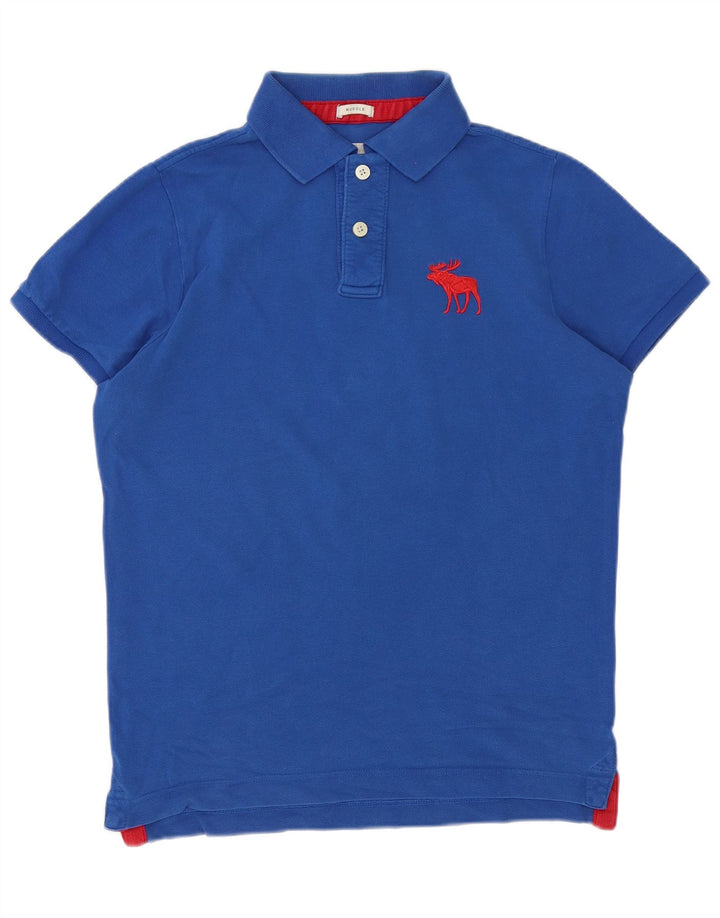 Abercrombie & Fitch herre poloshirt XL blå
