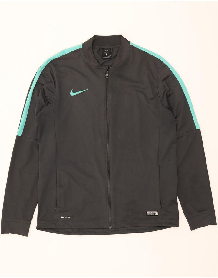 NIKE Mens Dri Fit Tracksuit Top Jacket Large Grey Polyester Vintage Nike and Second-Hand Nike from Messina Hembry 