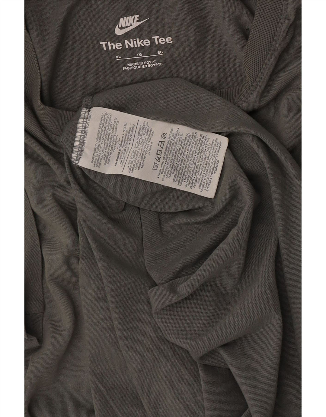 Nike T-shirt top til mænd XL Grøn bomuld