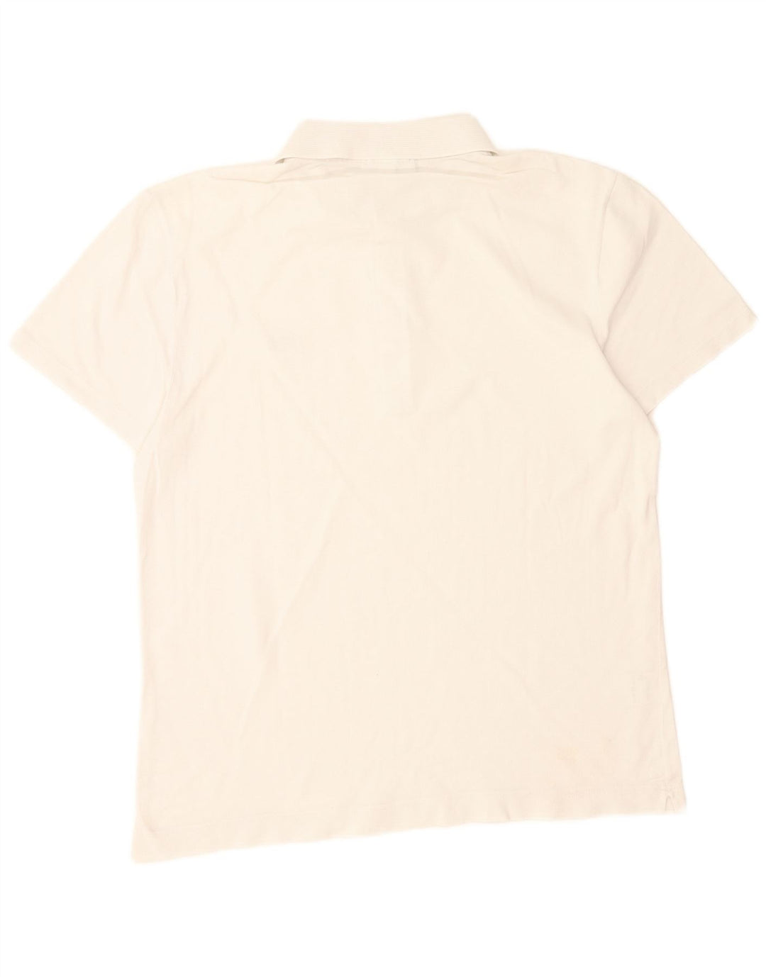 Lacoste Herre Slim Fit Polo Shirt Størrelse 4 Medium Hvid Bomuld