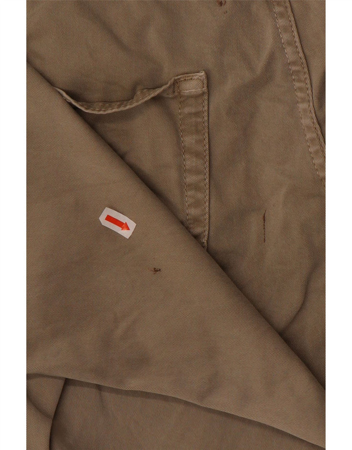 Marlboro Classics Straight Chino-bukser til mænd W34 L29 Beige