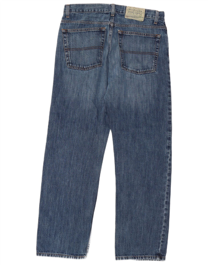 TOMMY HILFIGER Straight jeans til mænd W31 L30 Blå bomuld