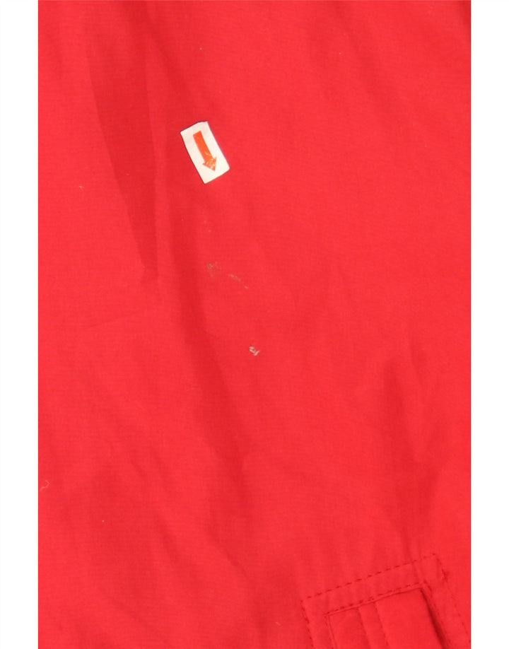 Polbot Herre Loose Fit Polstret Jakke UK 38 Medium Rød Polyester
