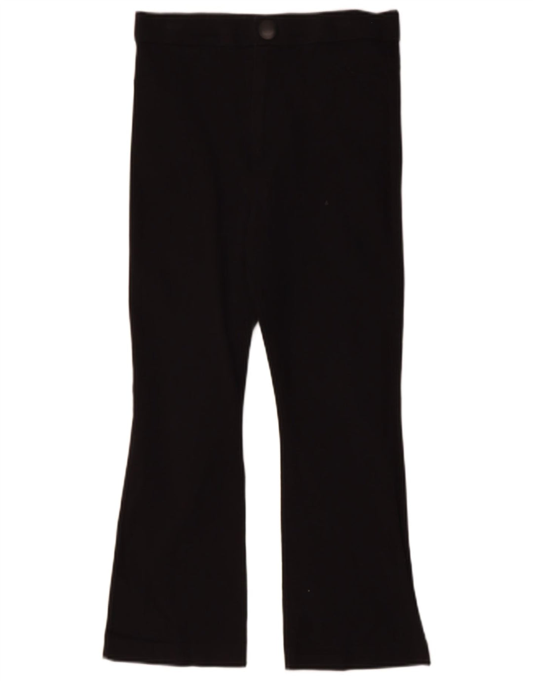 ZARA Womens Bootcut Casual Trousers Medium W28 L25 Black Cotton