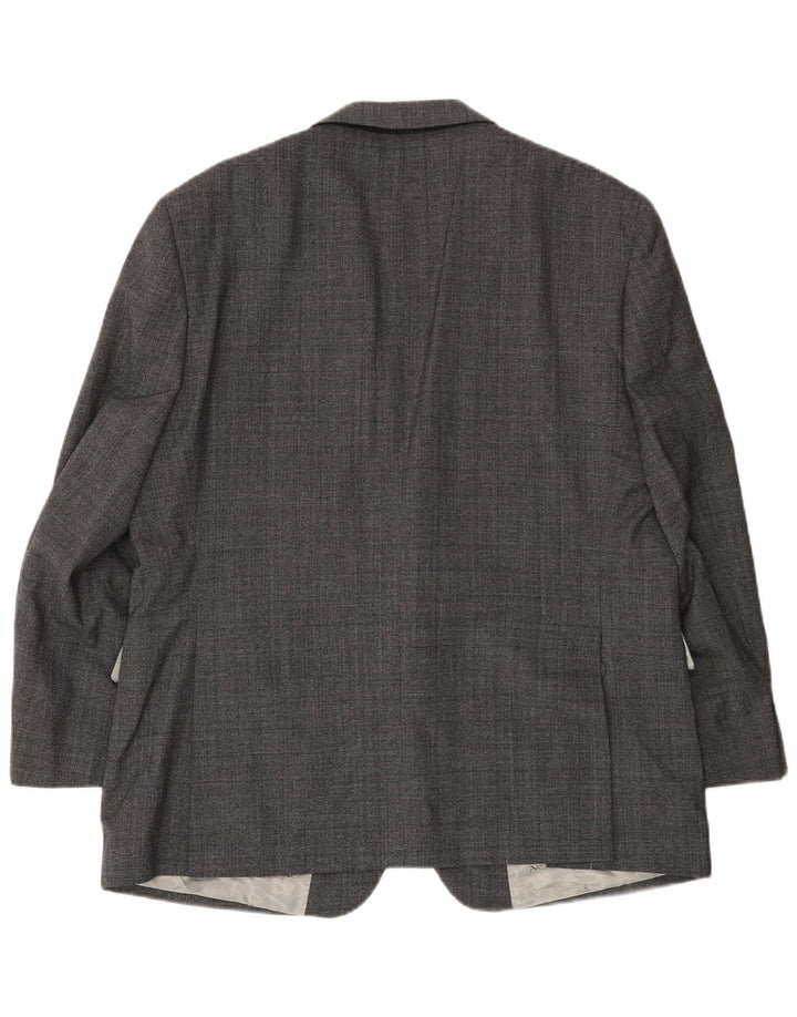 Aquascutum Herre 2-knaps blazerjakke UK 46 3XL Grå uld