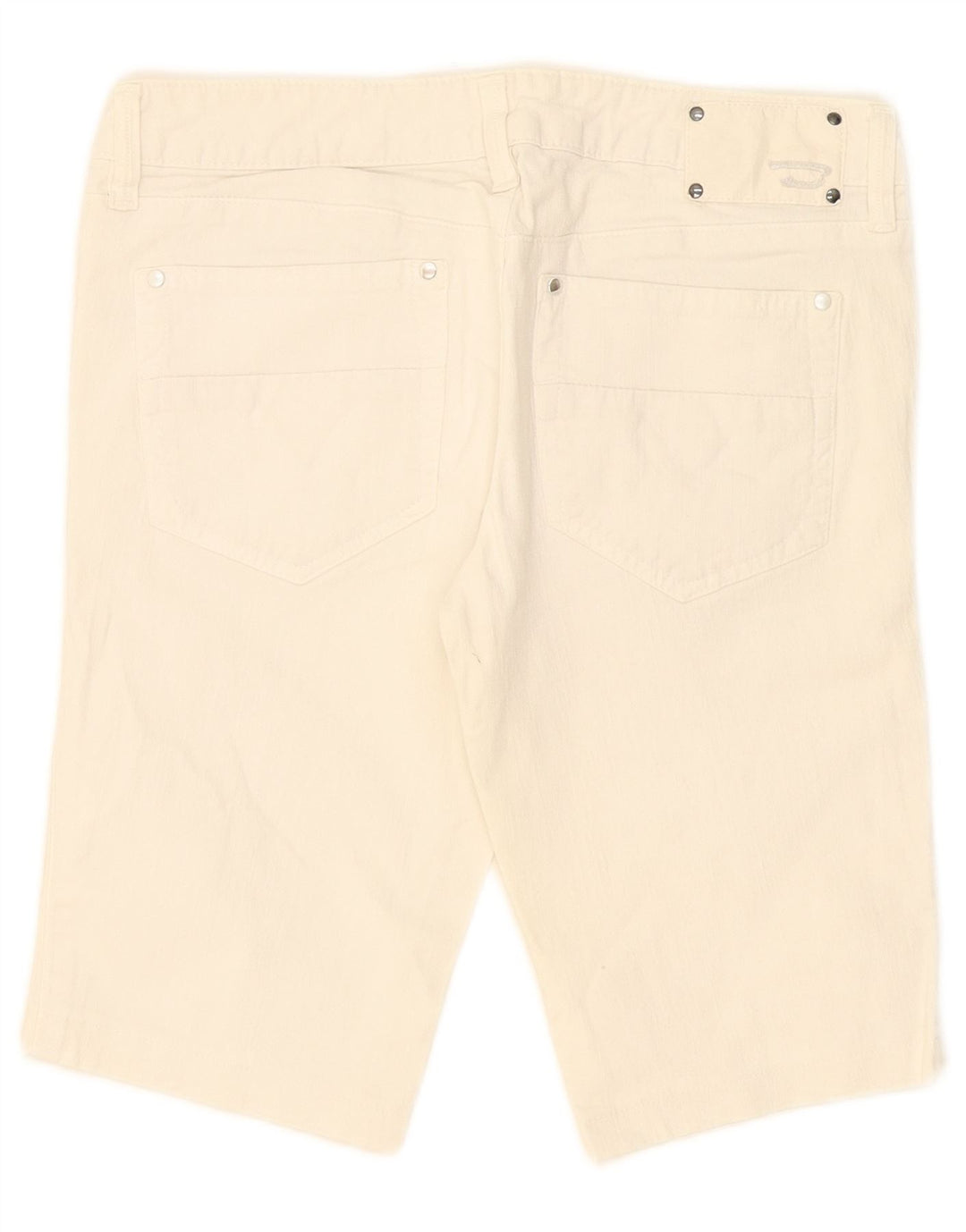 Diesel Dame denim Shorts Medium W28 Off White Bomuld
