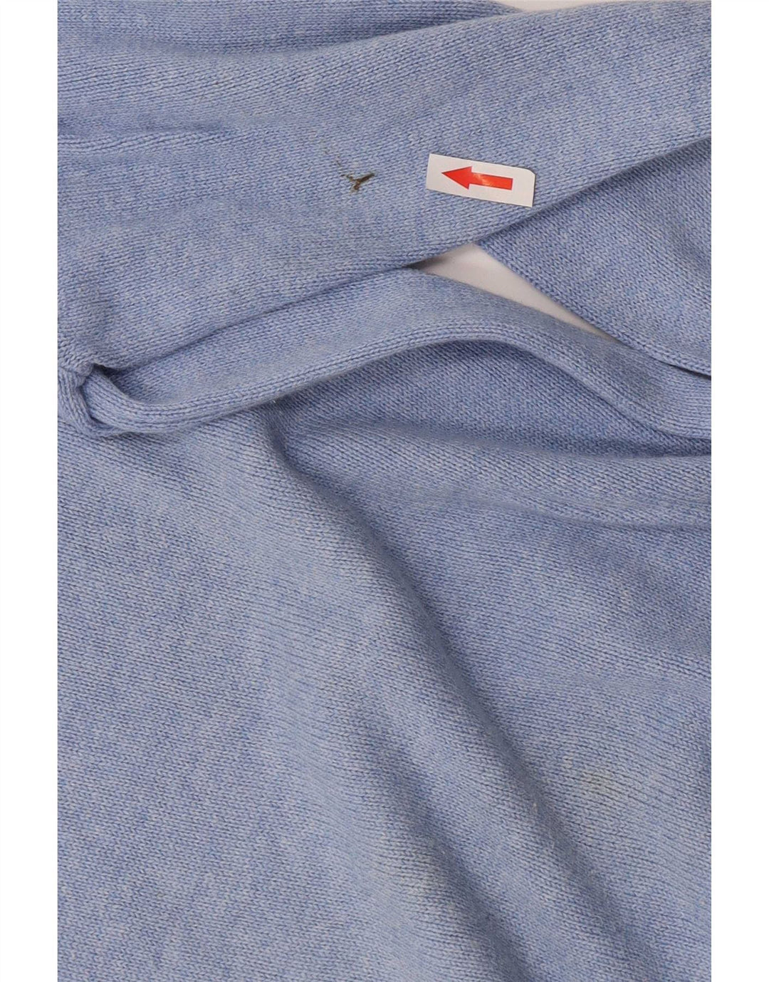 Marks & Spencer Herre V-hals sweater lille blå bomuld