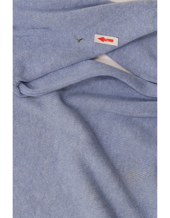 Marks & Spencer Herre V-hals sweater lille blå bomuld
