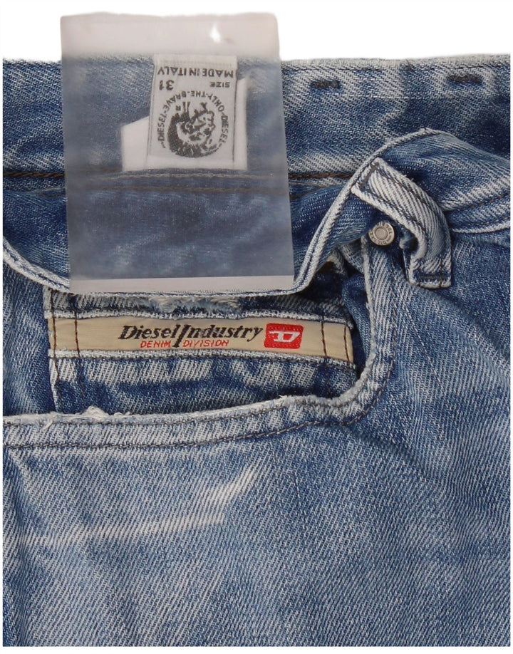 Diesel Dame Distressed Bootcut Jeans W31 L31 Blå