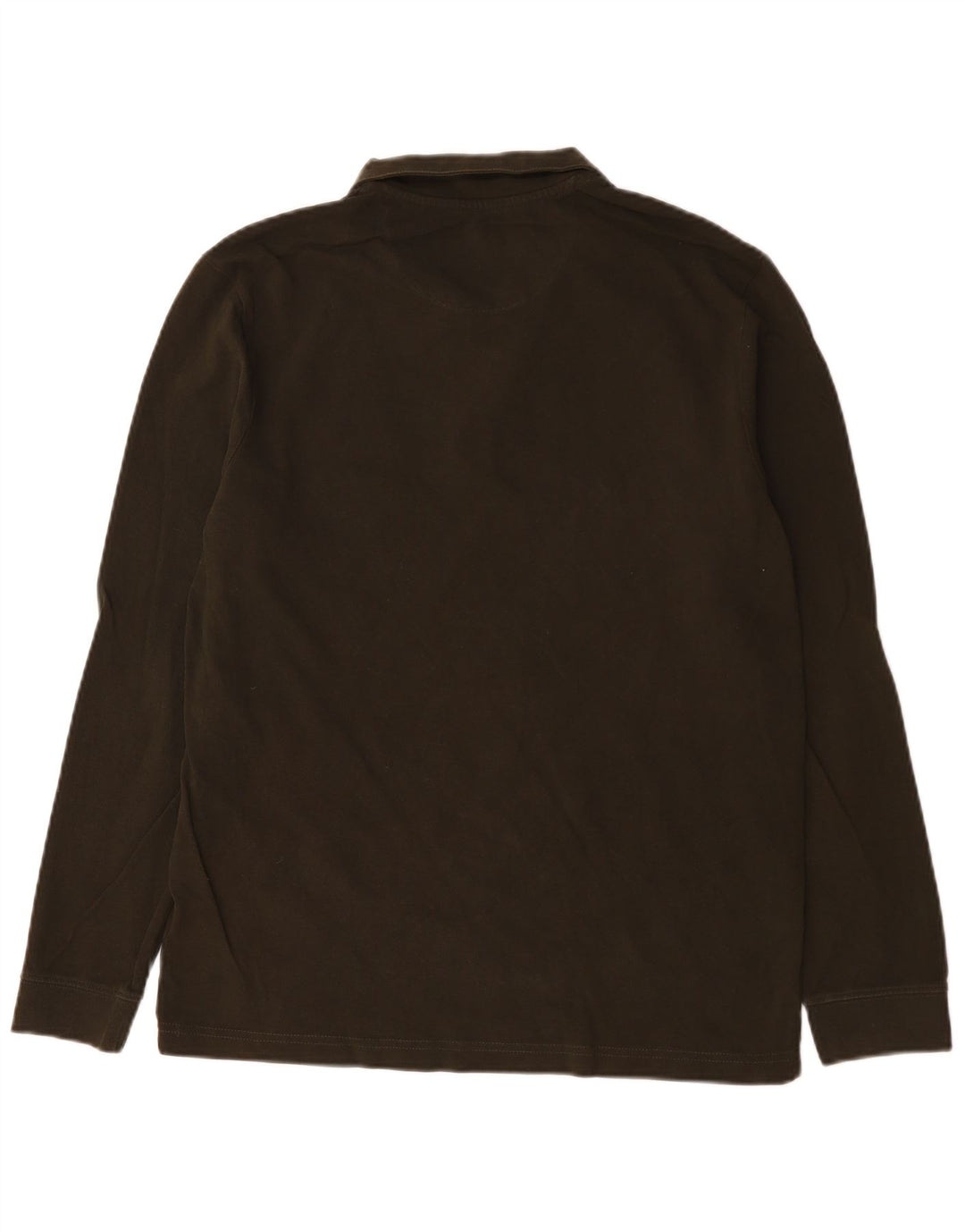 Farah Langærmet Polo Shirt til mænd Stor Khaki Bomuld