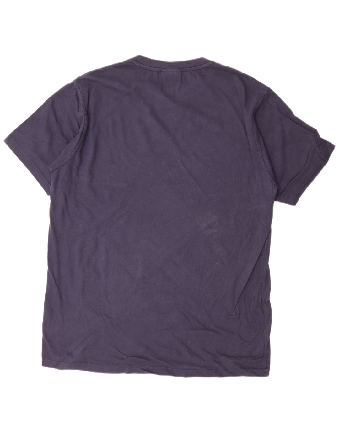 Weird Fish Herre grafisk T-shirt Top Stor marineblå bomuld