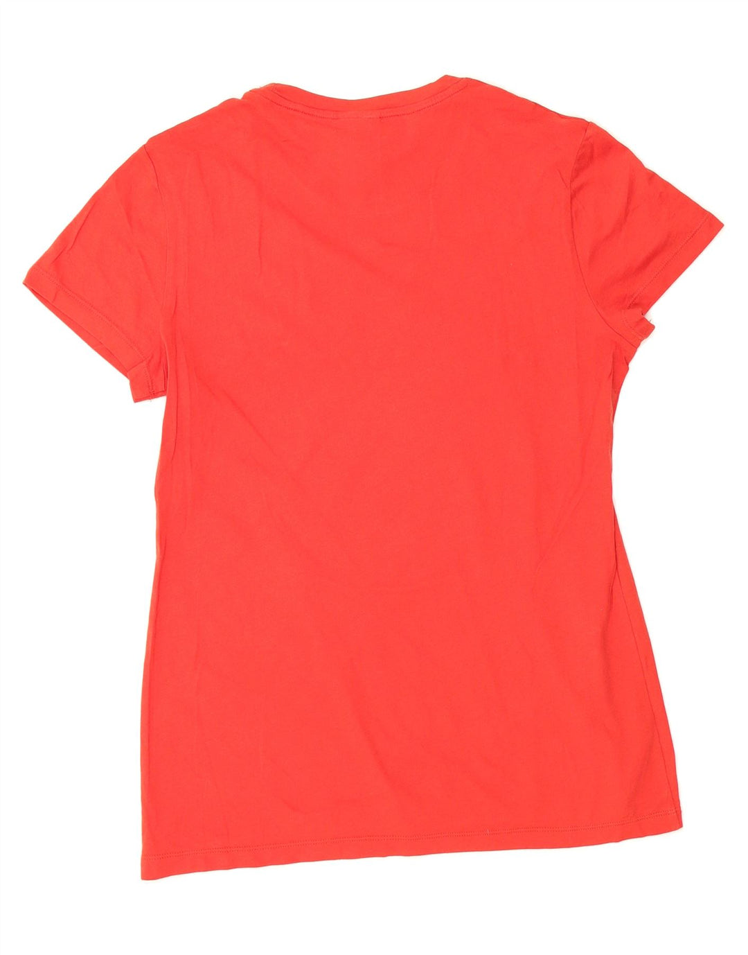 REEBOK Womens Graphic T-Shirt Top UK 12/14 Medium Red Cotton Vintage Reebok and Second-Hand Reebok from Messina Hembry 