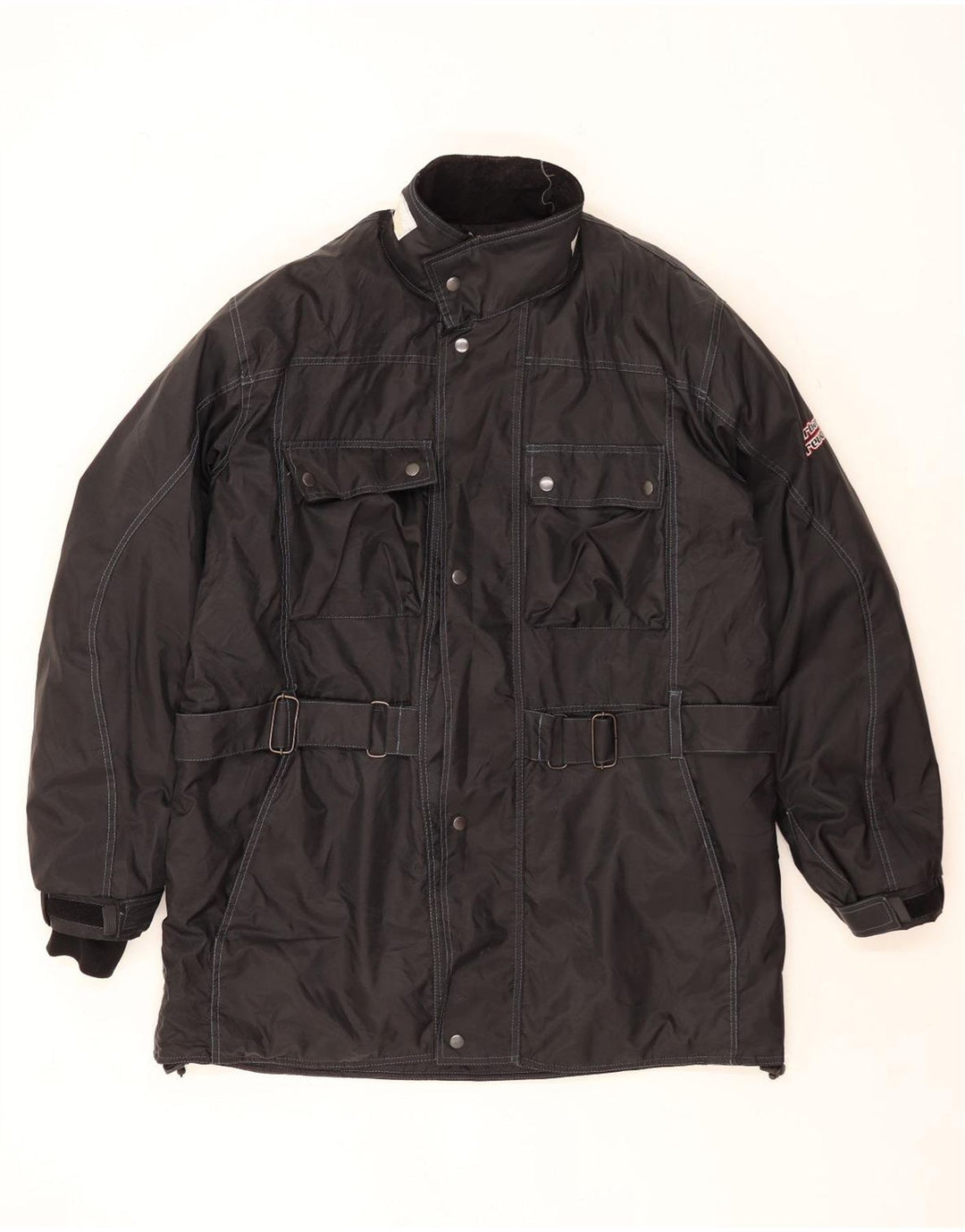 Oxford Herre Racer Jacket UK 42 XL Sort Nylon