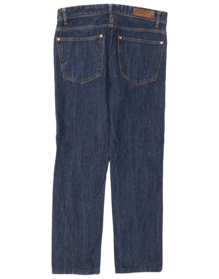 Benetton Straight Jeans til mænd W32 L29 Blå