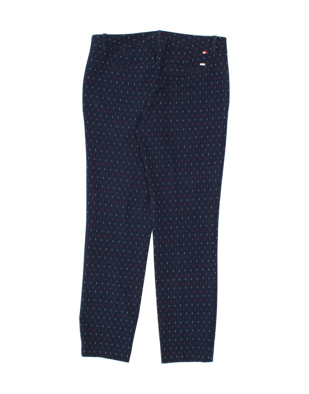 TOMMY HILFIGER Womens Casual Trousers US 6 Medium W32 L29 Navy Blue Vintage Tommy Hilfiger and Second-Hand Tommy Hilfiger from Messina Hembry 