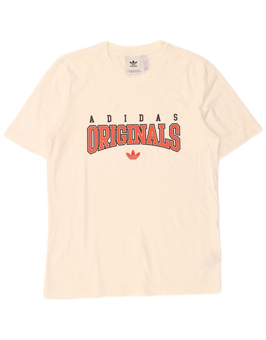 Adidas Grafisk T-shirt top til mænd, lille hvid bomuld